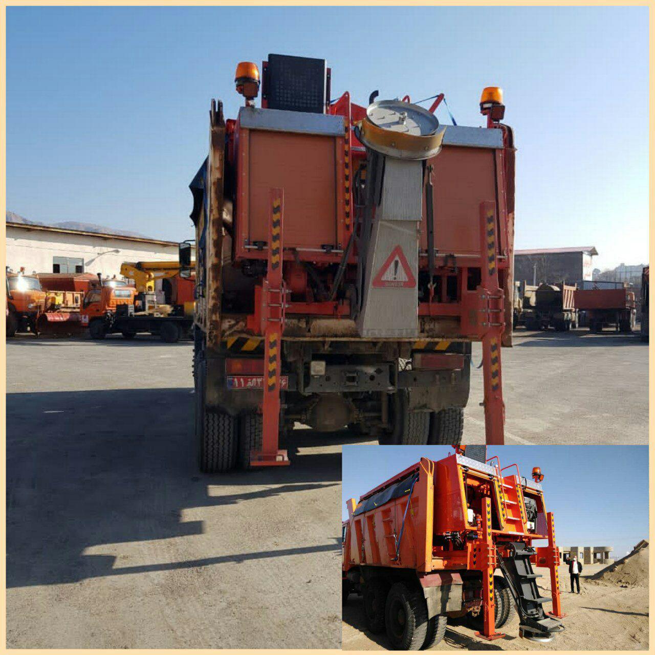 خرید ۲ دستگاه نمکپاش پلاگین و مکانیزه توسط راهداری خراسان شمالی