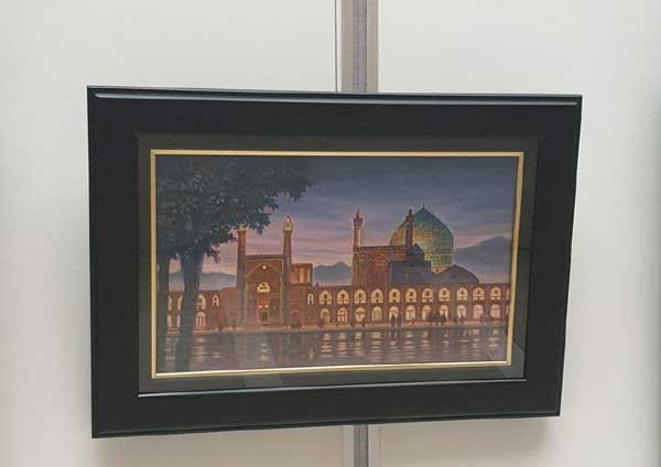 هنرمندی که ندیده ایران را نقاشی میکند! (+ عکس) هنرمندی که ندیده ایران را نقاشی میکند! (+ عکس)