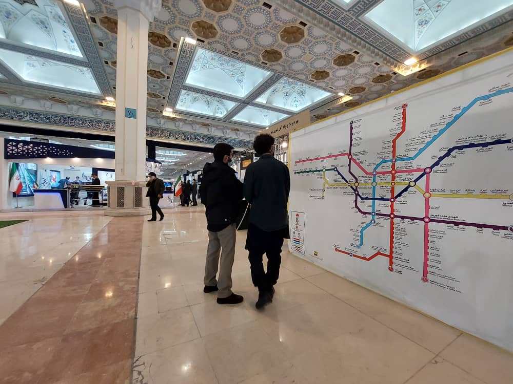 حضور شرکت بهره برداری متروی تهران و حومه در پنجمين نمايشگاه حمل و نقل، لجستيك و صنايع وابسته