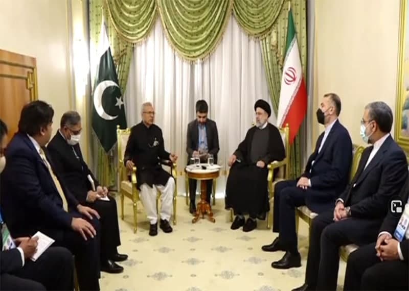 دیدار رئیس جمهور ایران با همتای پاکستانی +عکس
