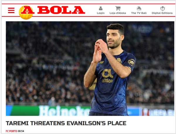 طارمی تهدیدی بزرگ برای مهاجم پورتو (+عکس)