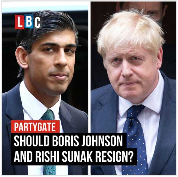 «پارتی‌ گیت» یقه  نخست وزیر انگلیس را گرفت (+عکس)