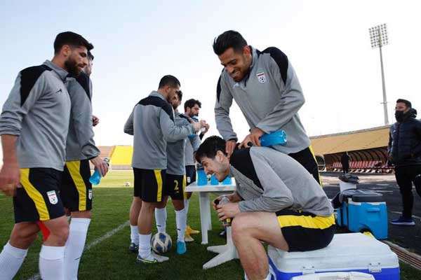 واکنش جالب اسکوچیچ و آزمون به شایعات در تمرین تیم ملی (+عکس)