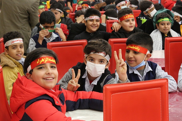 اقامه عزای حضرت زهرای اطهر سلام الله علیها توسط نوگلان فاطمی دانش آموزان بهار دانش