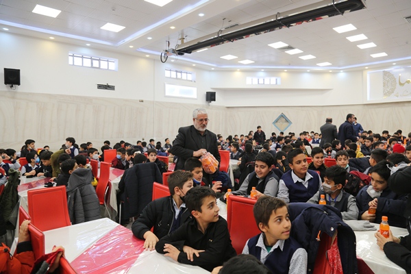 اقامه عزای حضرت زهرای اطهر سلام الله علیها توسط نوگلان فاطمی دانش آموزان بهار دانش