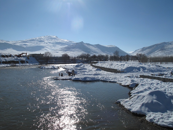 طبیعت برفی و زمستانی شهرستان کوهرنگ از توابع استان چهار محال و بختیاری