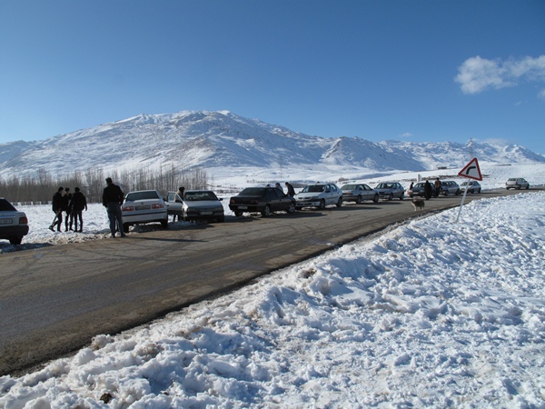 طبیعت برفی و زمستانی شهرستان کوهرنگ از توابع استان چهار محال و بختیاری