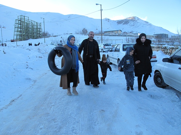 طبیعت برفی و زمستانی شهرستان کوهرنگ از توابع استان چهار محال و بختیاری