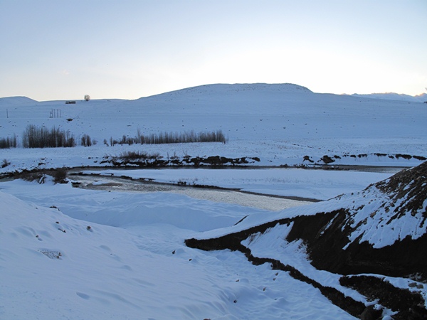 طبیعت برفی و زمستانی شهرستان کوهرنگ از توابع استان چهار محال و بختیاری