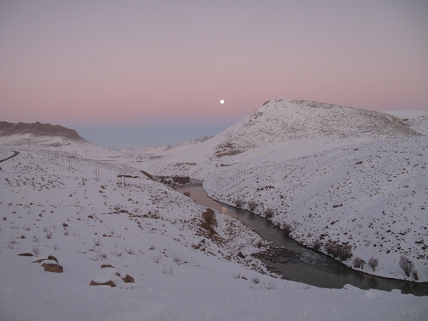 طبیعت برفی و زمستانی شهرستان کوهرنگ از توابع استان چهار محال و بختیاری