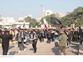 تشییع  یک شهید گمنام  در اهواز