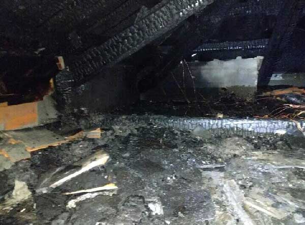 عکس | منزل دروازه بان تیم ملی ایران در آتش سوخت