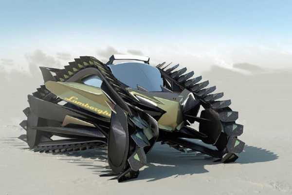 عکس | لامبورگینی تانک&zwnj; نما