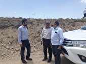 بازدید مسئولین اداره کل راهداری و حمل و نقل جاده ای استان از روستاهای شهرستان فیروزکوه