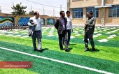 اجرای احداث دو زمین چمن مصنوعی در شهرستان اسلامشهر