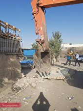 مقابله با زمین خواری و تغیر غیرقانونی این بار در نوروزآباد احمدآباد مستوفی