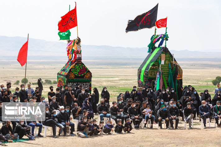 مراسم روز عاشورای روستای مرزان شهرستان فیروزه