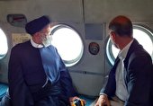 بازدید هوایی رئیس جمهور از مناطق جنوب استان کرمان 