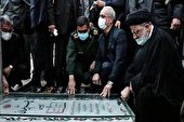 حضور رئیس جمهور بر مزار سردار دلها 