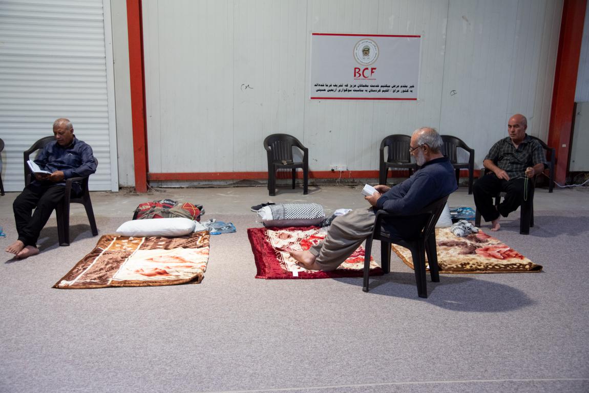 موکب نمایشگاه بین المللی شهر اربیل پذیرای زاِئران حسینی از مرز تمرچین