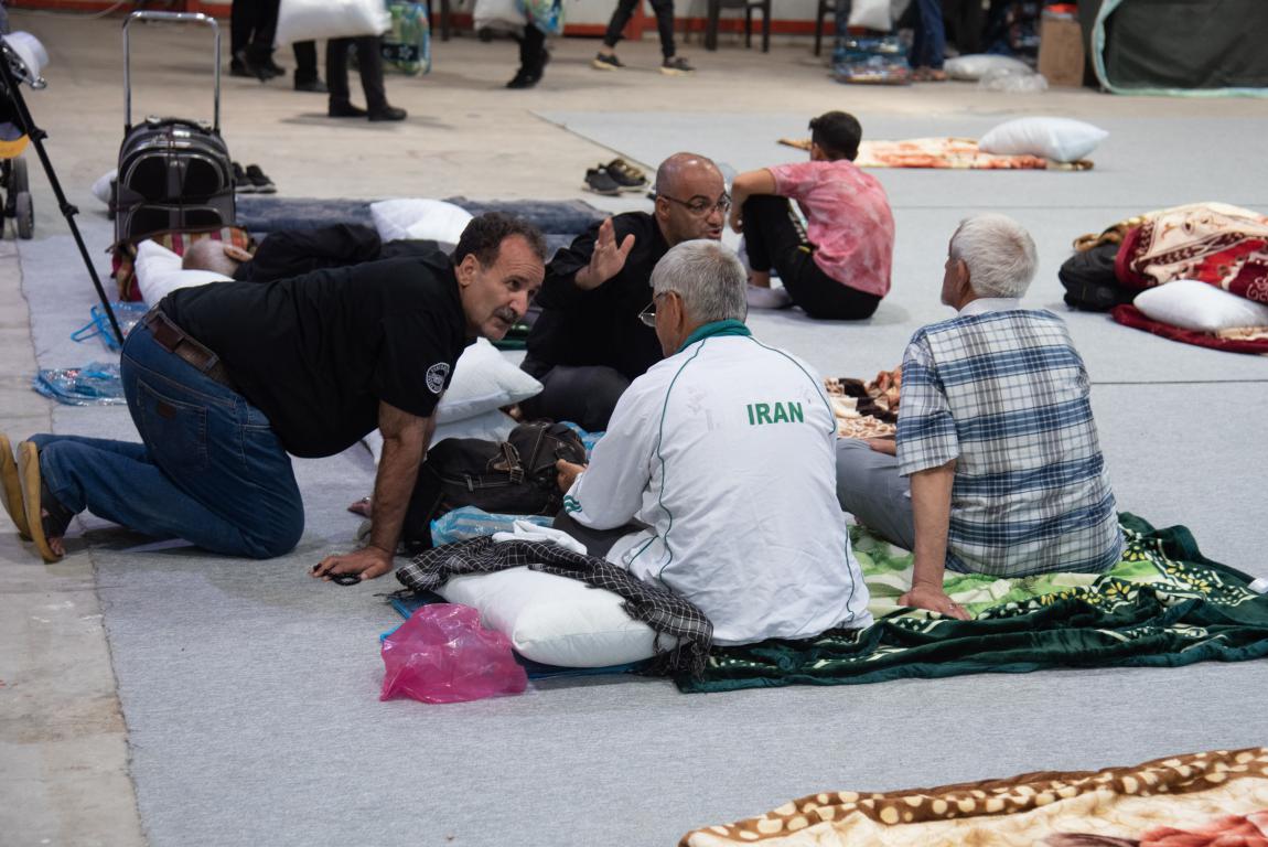 موکب نمایشگاه بین المللی شهر اربیل پذیرای زاِئران حسینی از مرز تمرچین