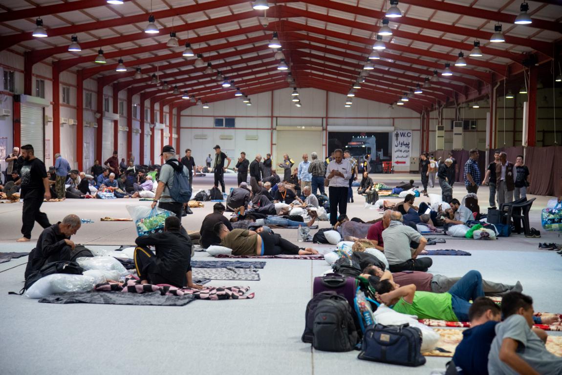 موکب نمایشگاه بین المللی شهر اربیل پذیرای زاِئران حسینی از مرز تمرچین