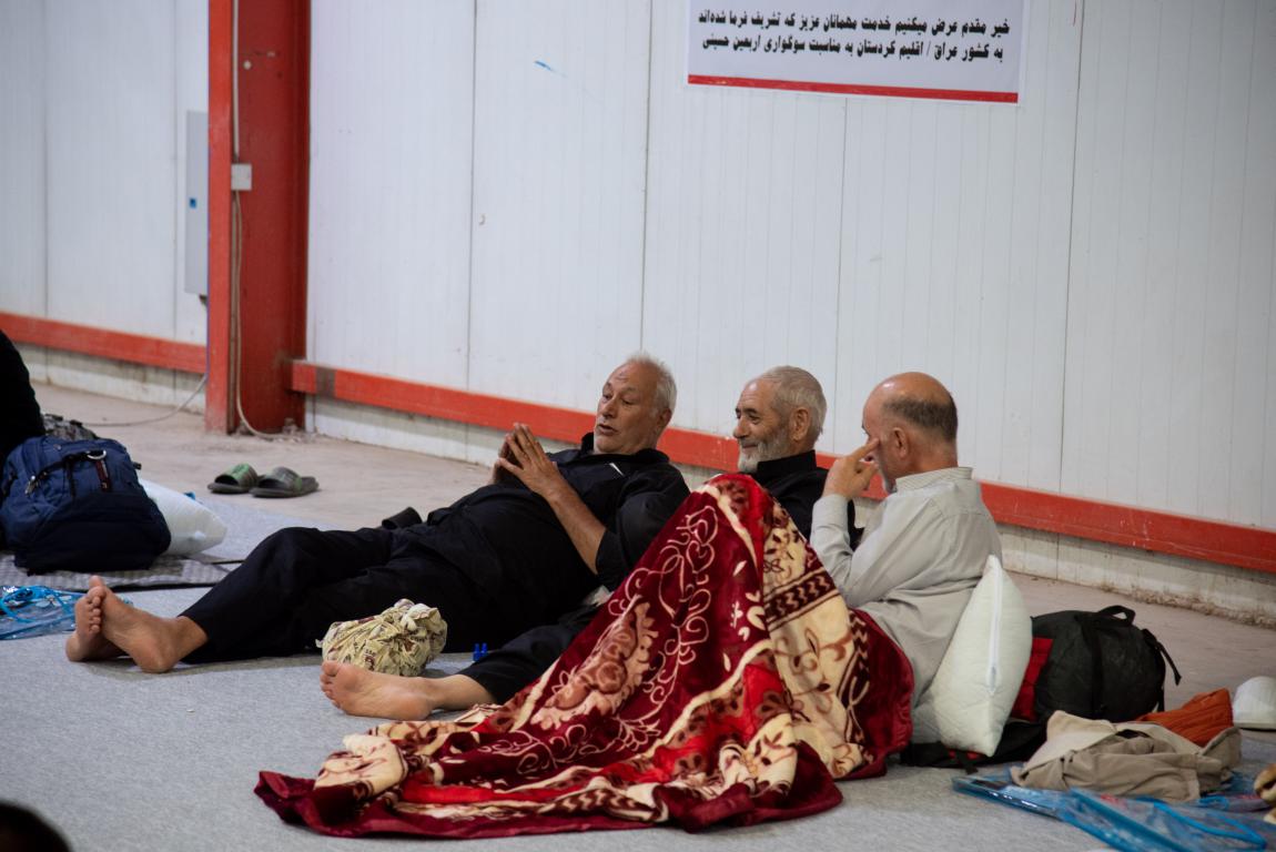 موکب نمایشگاه بین المللی شهر اربیل پذیرای زاِئران حسینی از مرز تمرچین