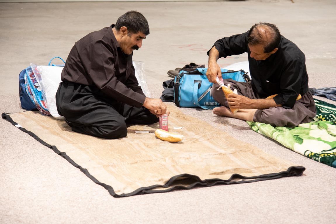 موکب نمایشگاه بین المللی شهر اربیل پذیرای زاِئران حسینی از مرز تمرچین