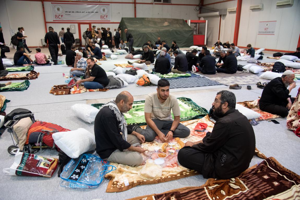 موکب نمایشگاه بین المللی شهر اربیل پذیرای زاِئران حسینی از مرز تمرچین