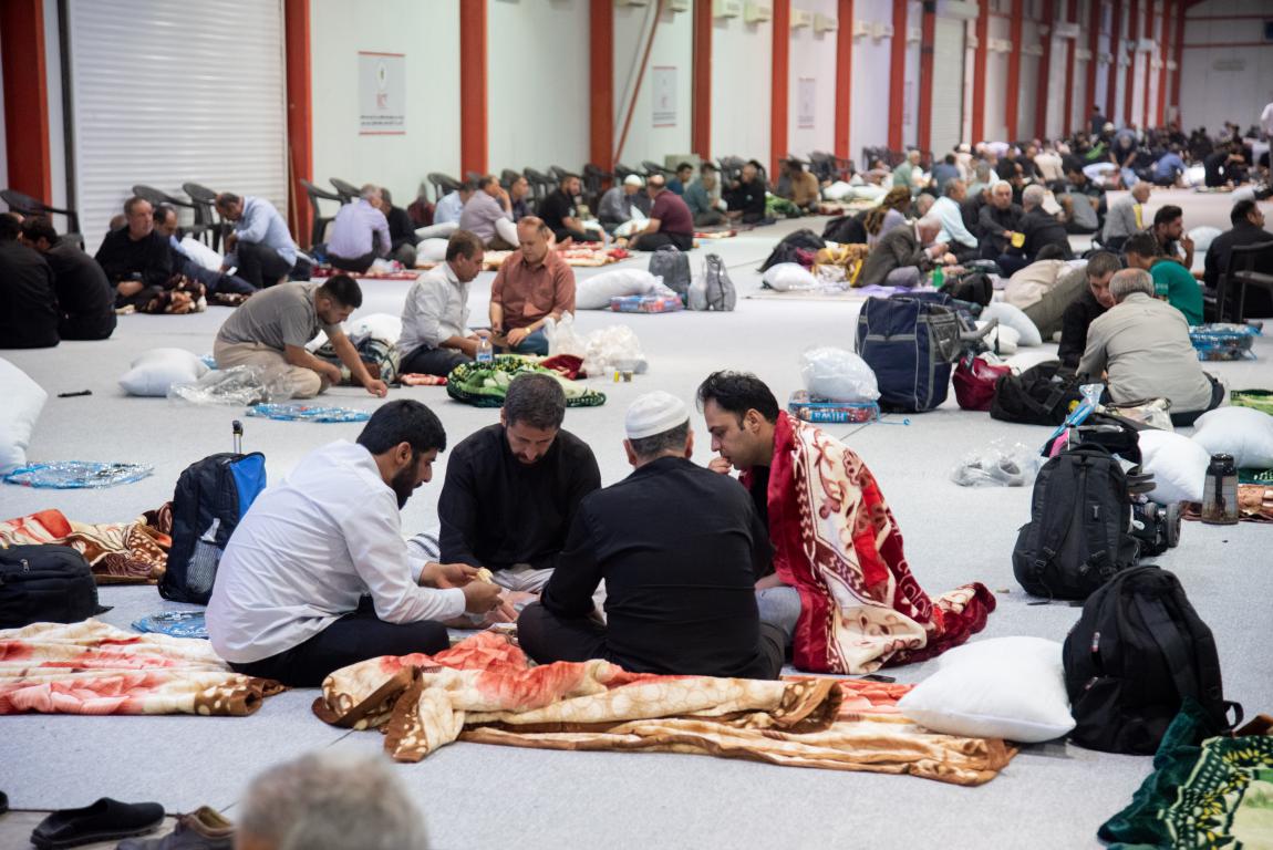 موکب نمایشگاه بین المللی شهر اربیل پذیرای زاِئران حسینی از مرز تمرچین