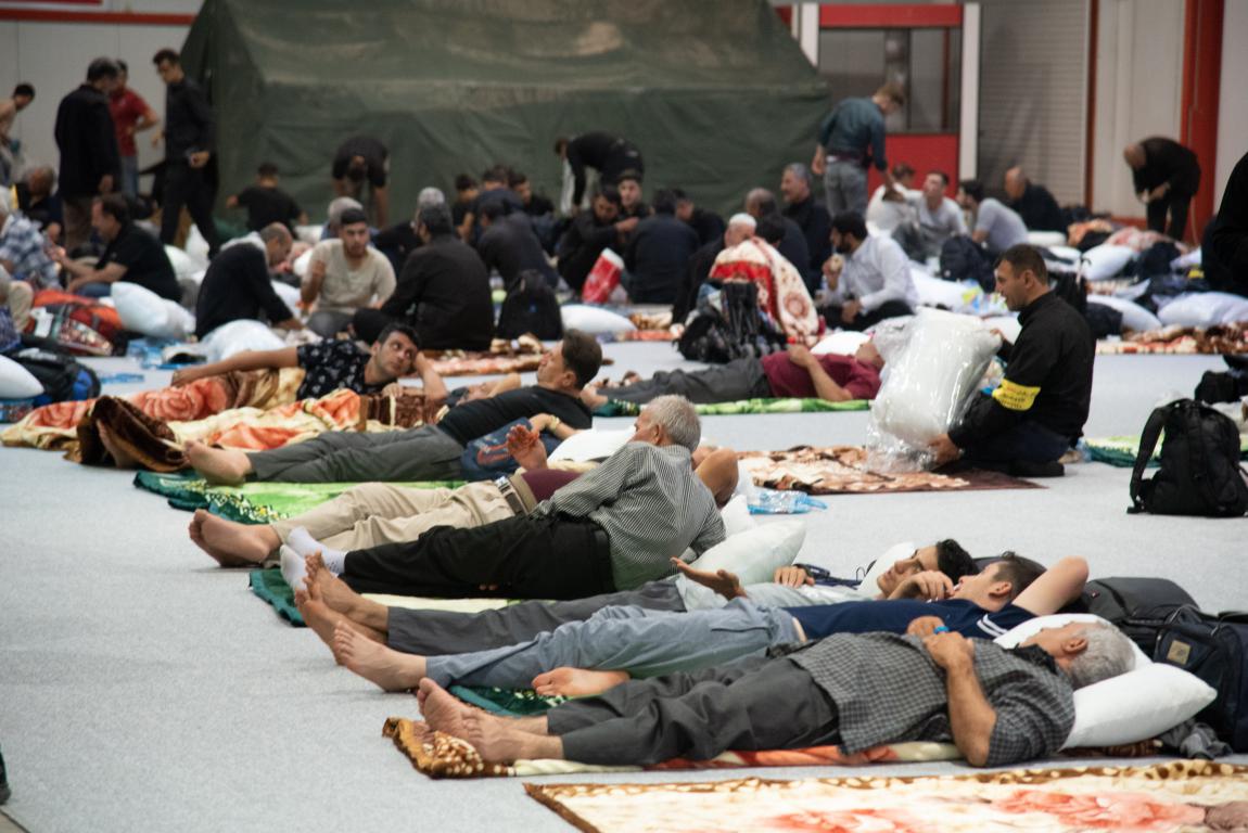 موکب نمایشگاه بین المللی شهر اربیل پذیرای زاِئران حسینی از مرز تمرچین