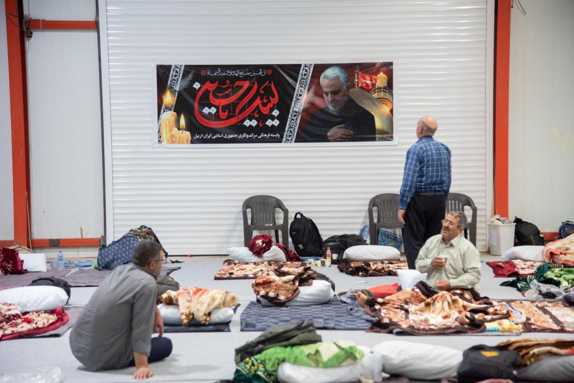 موکب نمایشگاه بین المللی شهر اربیل پذیرای زاِئران حسینی از مرز تمرچین