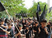 برپایی مراسم عزاداران کوچک حسینی