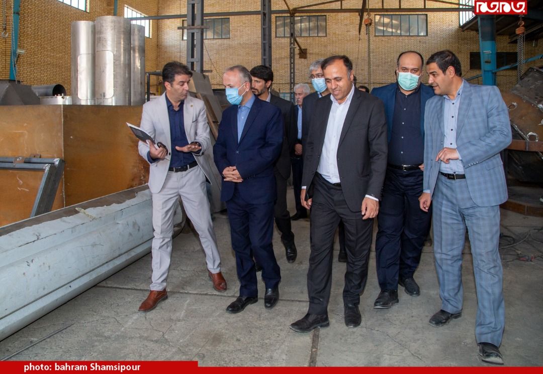 سفر معاون صنايع، ماشين‌آلات و تجهيزات وزير صمت به شهرکرد مرکز استان چهار محال