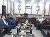 دیدار مدیر کل بهزیستی استان خوزستان با فرمانده انتظامی استان