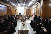 نشست اعضای کارگروه بانوان و خانواده دفتر امام جمعه با استاندار کرمان