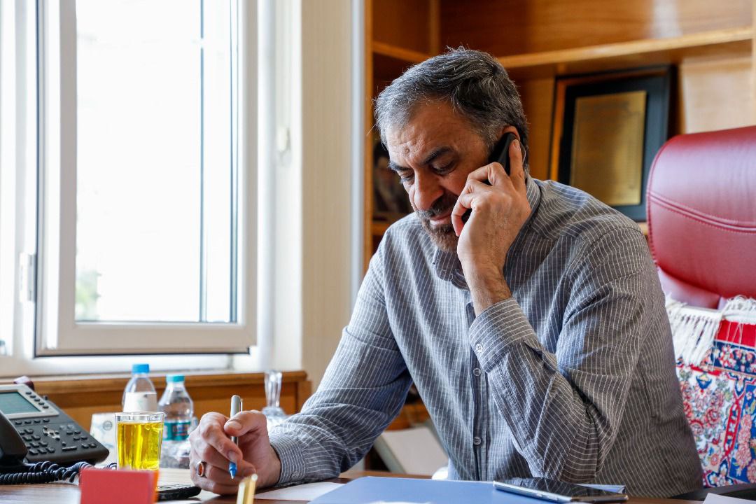 گفتگوی مستقیم تلفنی استاندار چهار محال و بختیاری از طریق سامانه سامد با مردم