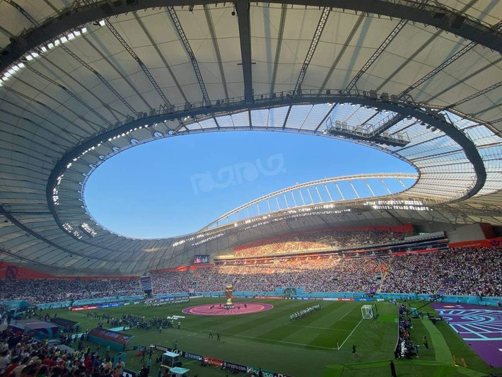 ببینید | تصاویر دوربین جام‌جم از لحظات ابتدایی شروع مسابقه ایران و انگلیس