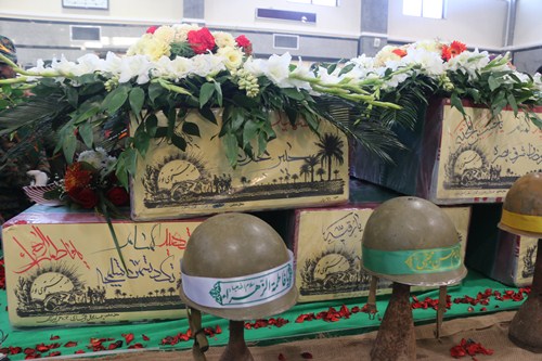 ورود 5 شهید گمنام به شهرکرد مرکز استان چهار محال و بختیاری