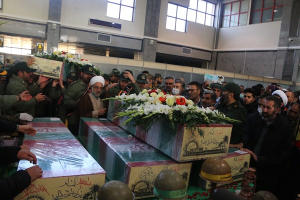 ورود 5 شهید گمنام به شهرکرد مرکز استان چهار محال و بختیاری