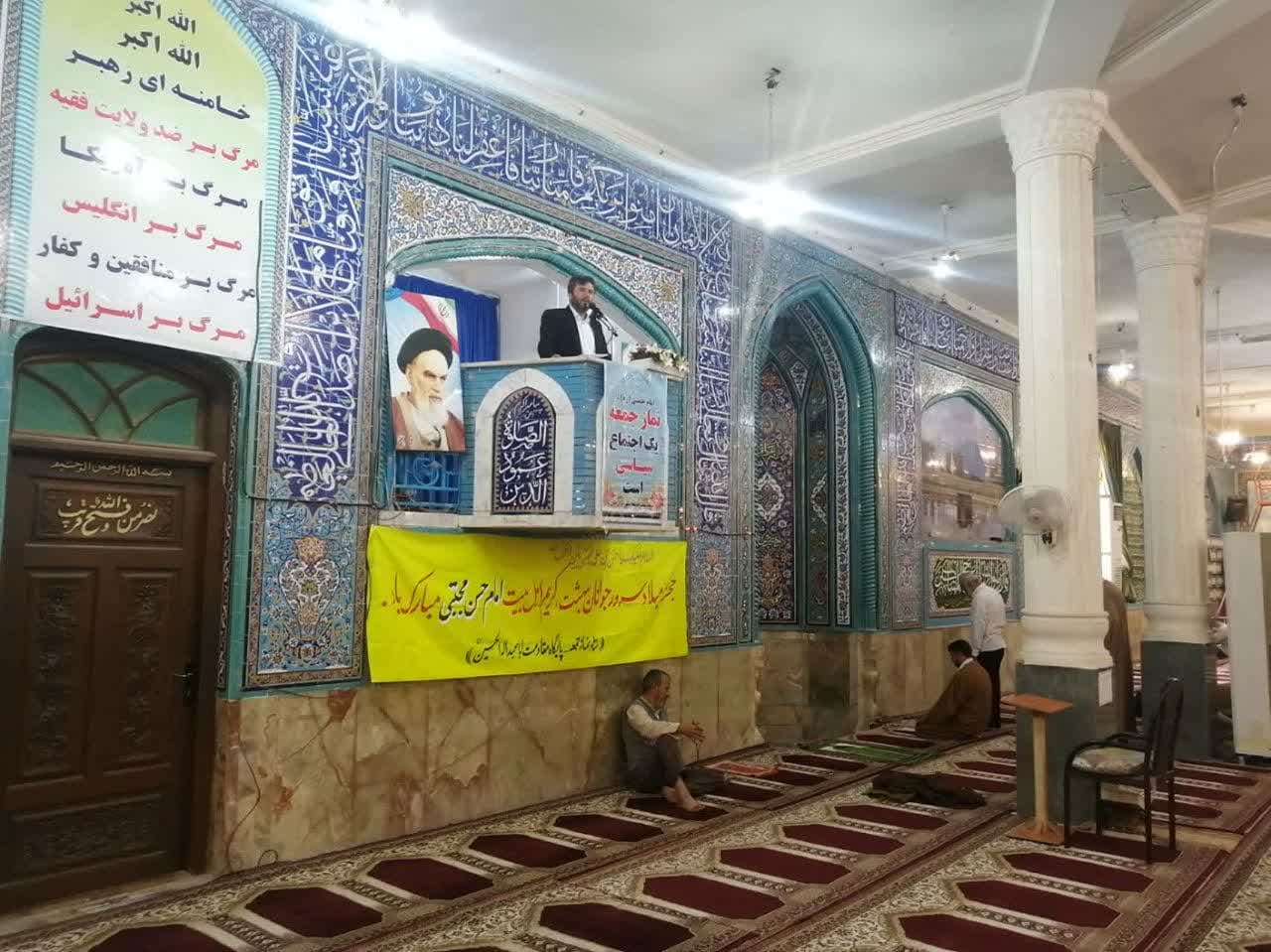 تقدیر ویژه امام جمعه از عملکرد شهرداری و شورای اسلامی شهر برازجان