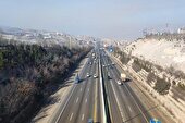 اتمام عملیات آسفالت ریزی و نصب نیوجرسی در اتوبان شهید کسایی