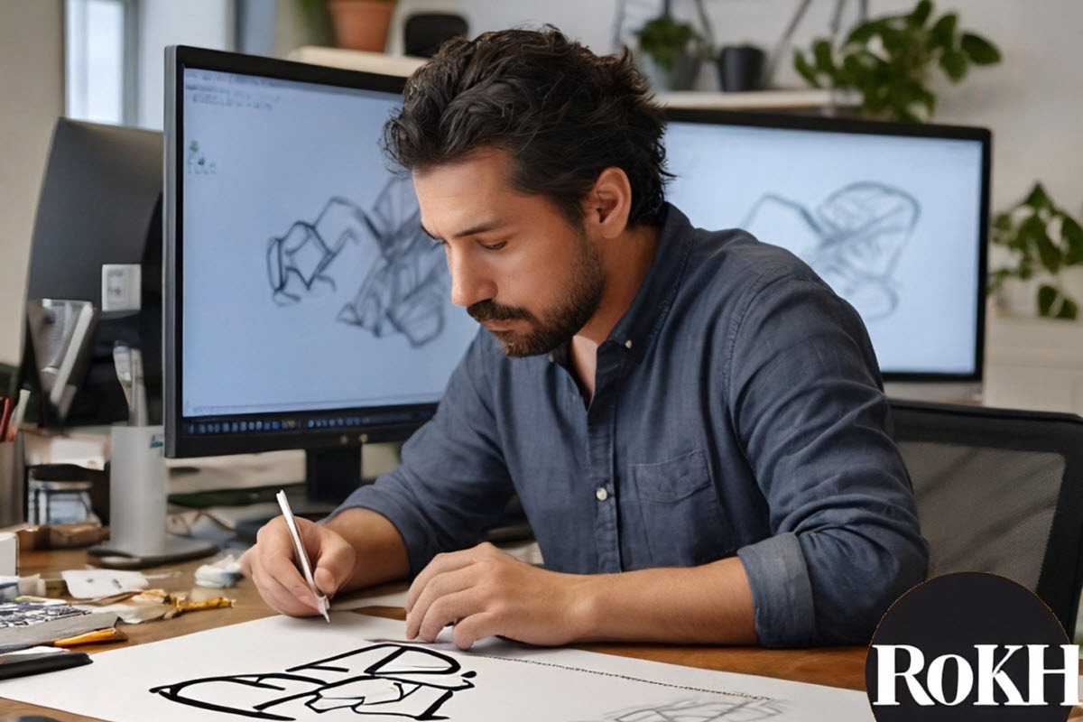 خدمات طراحی لوگو سریع و حرفه ای در استودیو برند رخ