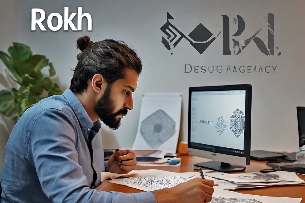 خدمات طراحی لوگو سریع و حرفه ای در استودیو برند رخ