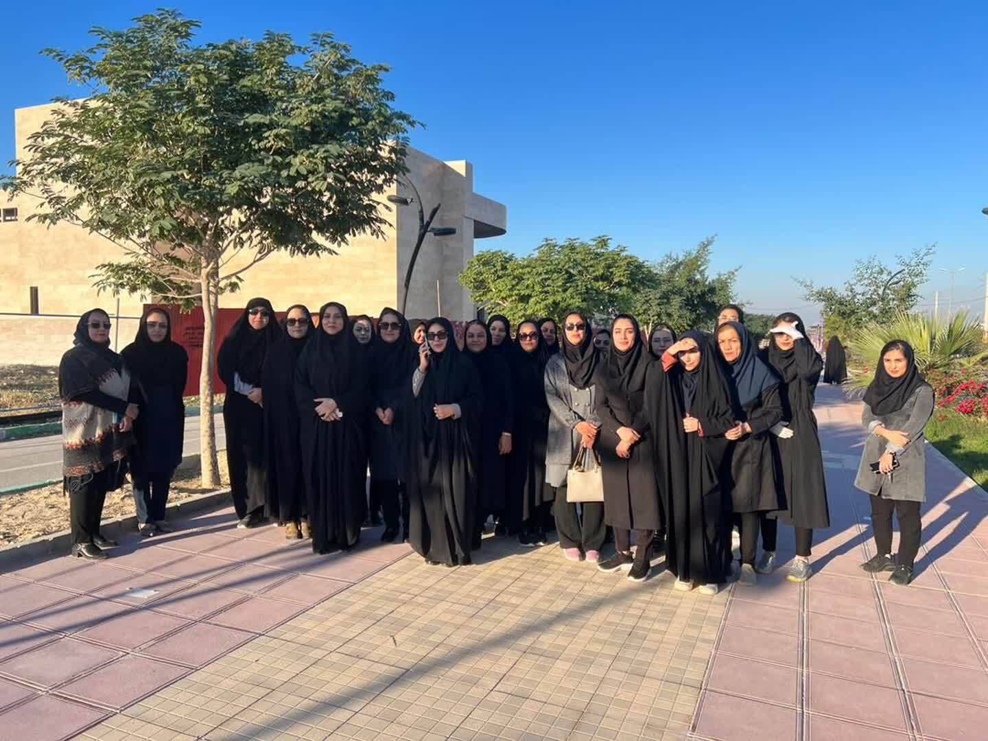 پیاده روی بانوان شاغل ادارات