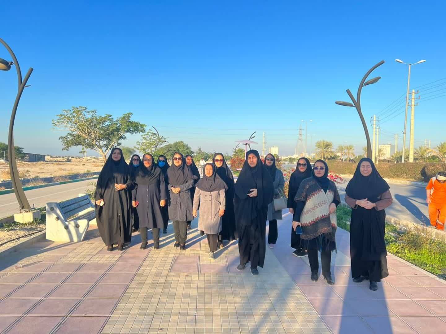 پیاده روی بانوان شاغل ادارات