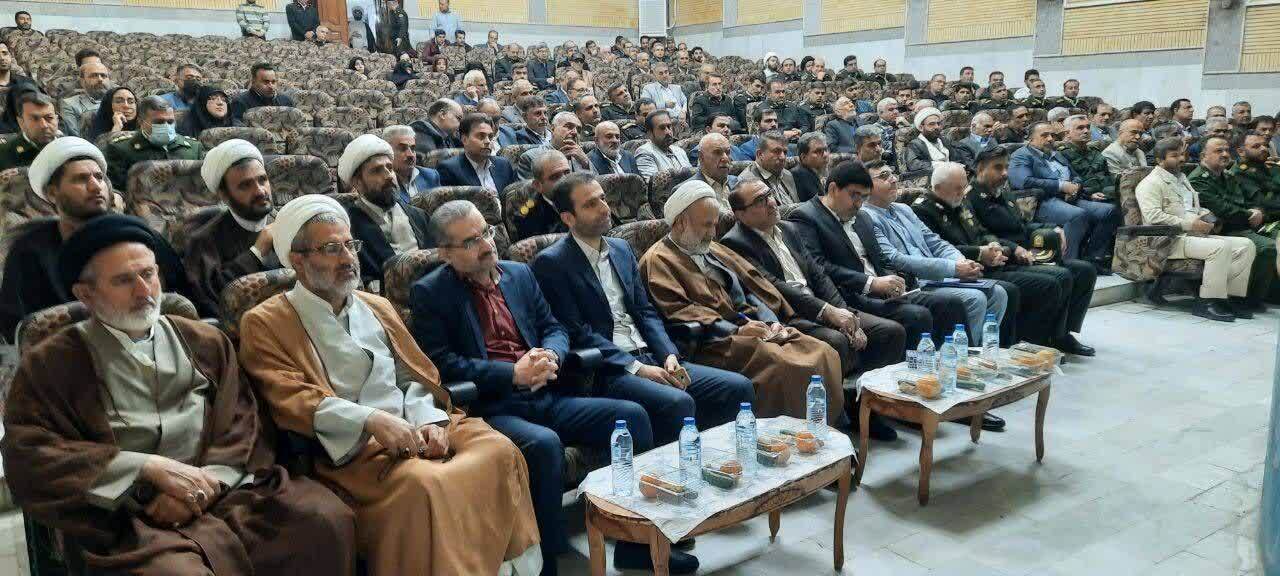 مراسم تودیع و معارفه فرمانده انتظامی شهرستان دشتستان