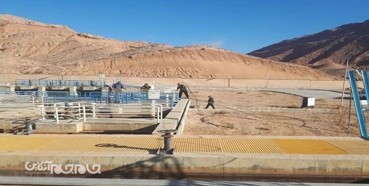 شست‌وشو و لایروبی تصفیه‌خانه 30 هزار مترمکعبی اسفراین