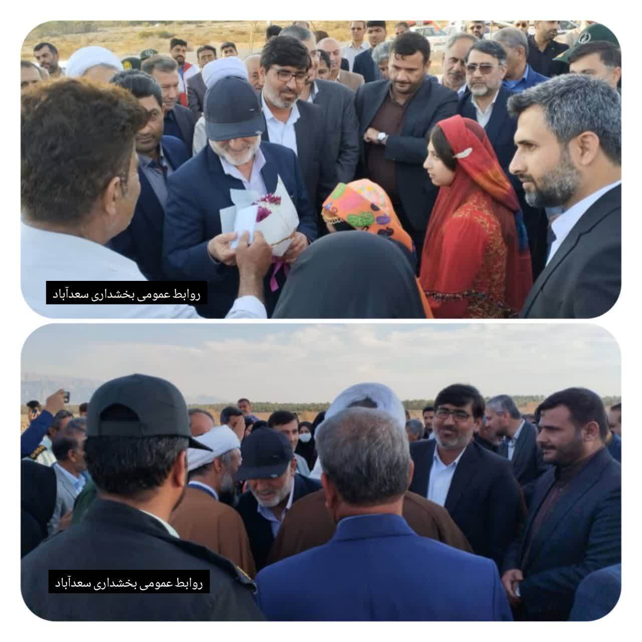 افتتاح و کلنگ زنی پروژه های عمرانی در شهرستان دشتستان