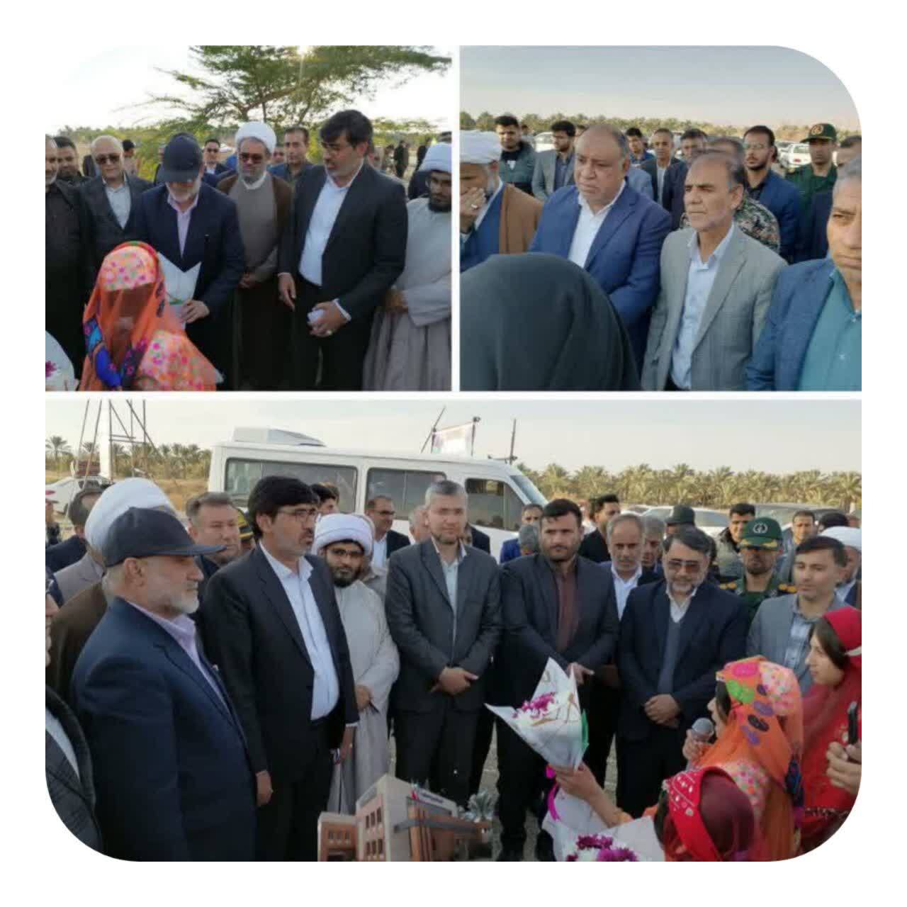 افتتاح و کلنگ زنی پروژه های عمرانی در شهرستان دشتستان